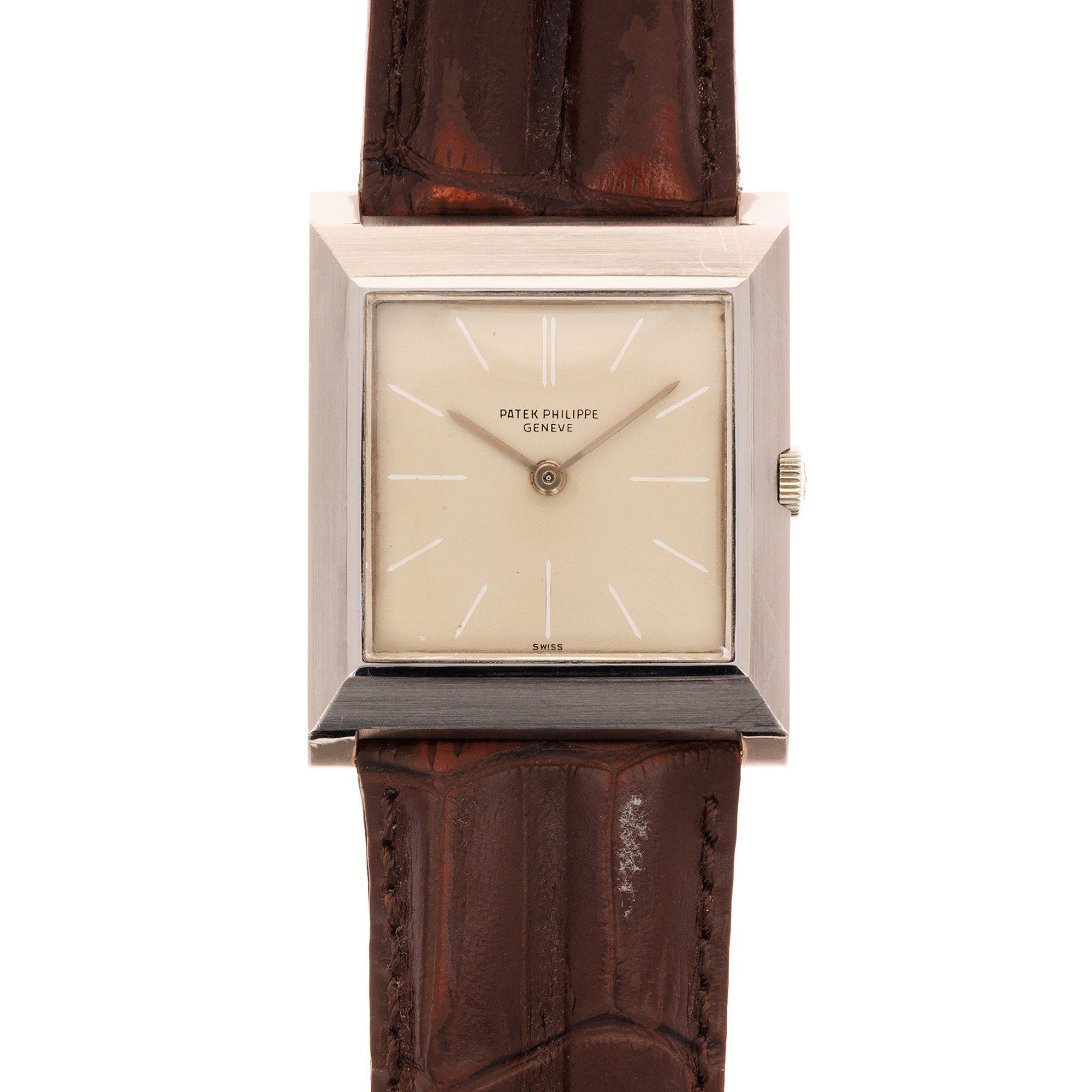 Patek Philippe White Gold Square Watch Ref. 3404
