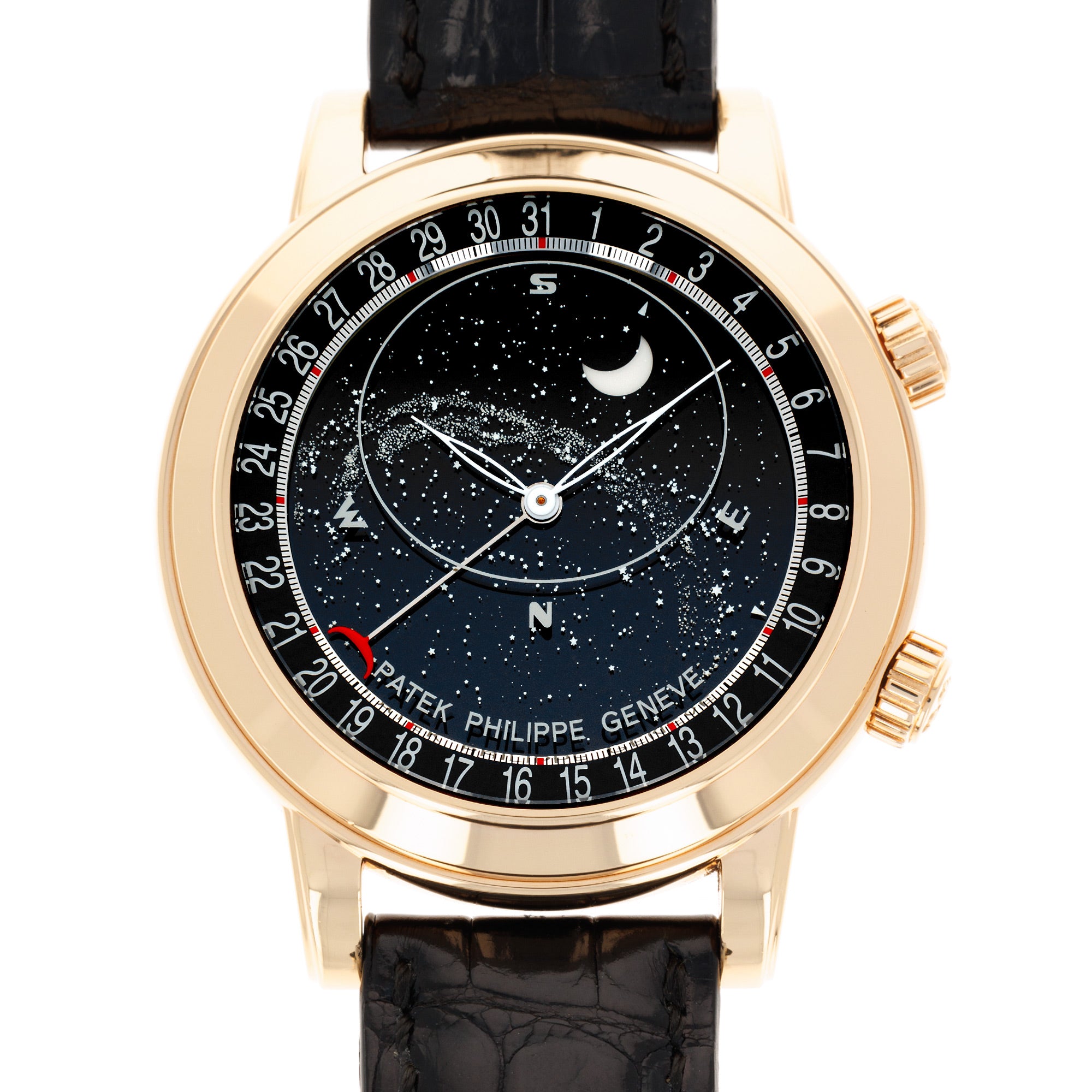 Patek Philippe - Patek Philippe Rose Gold Celestial Watch Ref. 6102 - The Keystone Watches