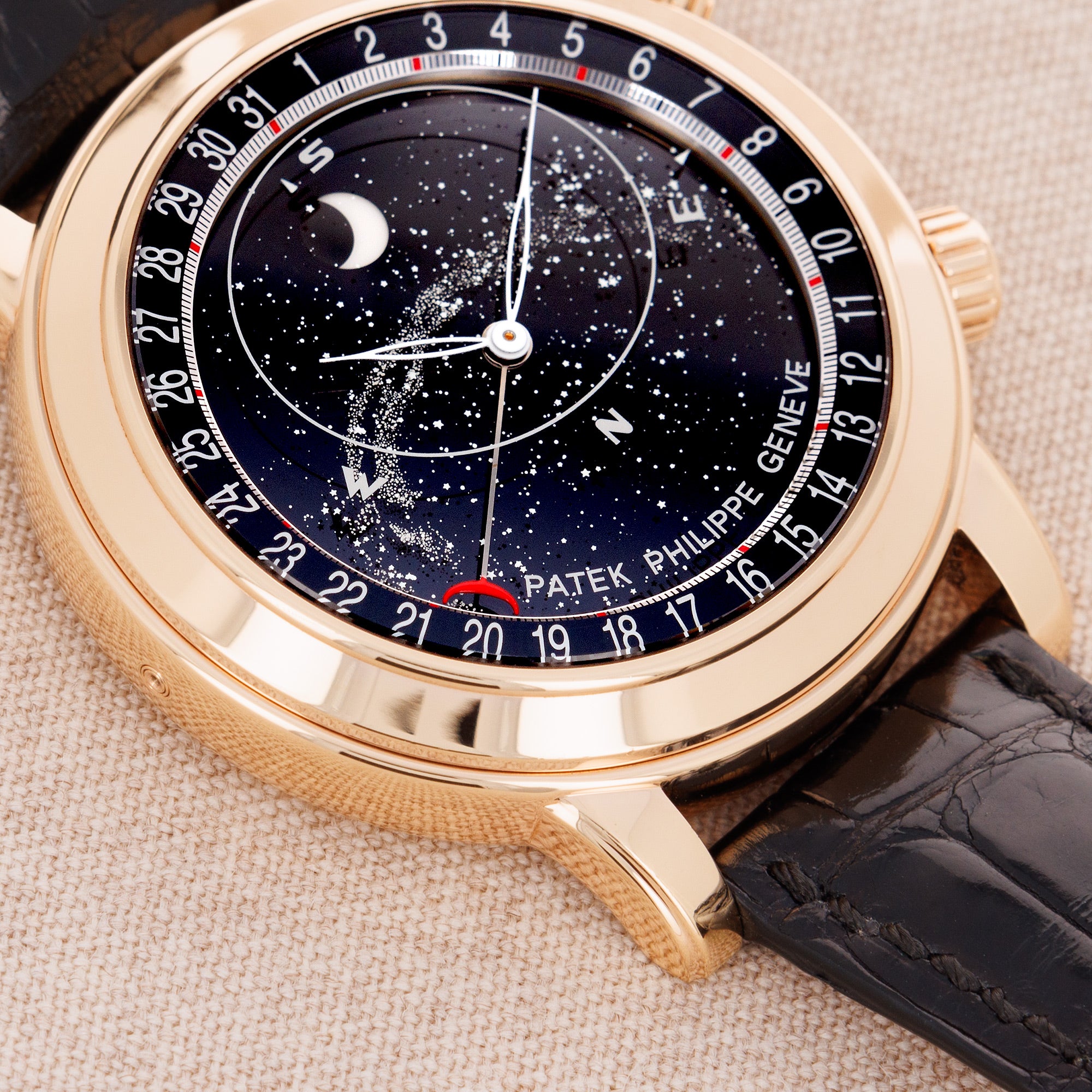 Patek Philippe - Patek Philippe Rose Gold Celestial Watch Ref. 6102 - The Keystone Watches