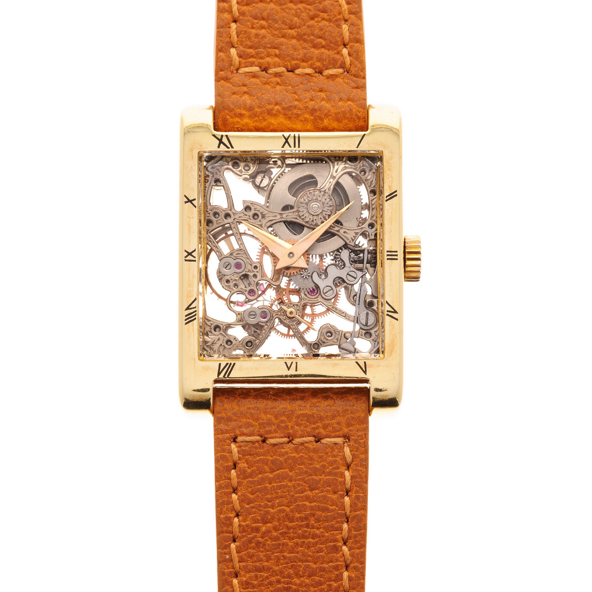 Audemars Piguet Yellow Gold Skeleton Watch, 1950s