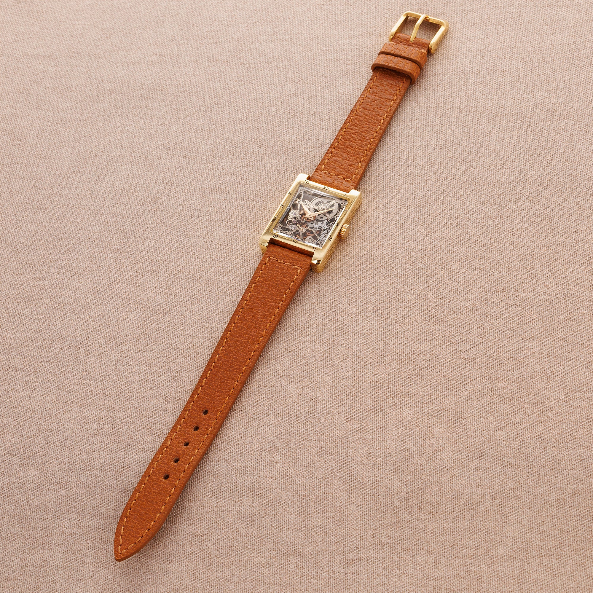 Audemars Piguet Yellow Gold Skeleton Watch, 1950s