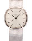 Patek Philippe White Gold Back Wind Golden Ellipse Ref. 3586