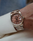 Rolex White Gold Day Date Ref. 18239 with Salmon Dial