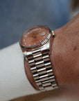 Rolex White Gold Day Date Ref. 18239 with Salmon Dial