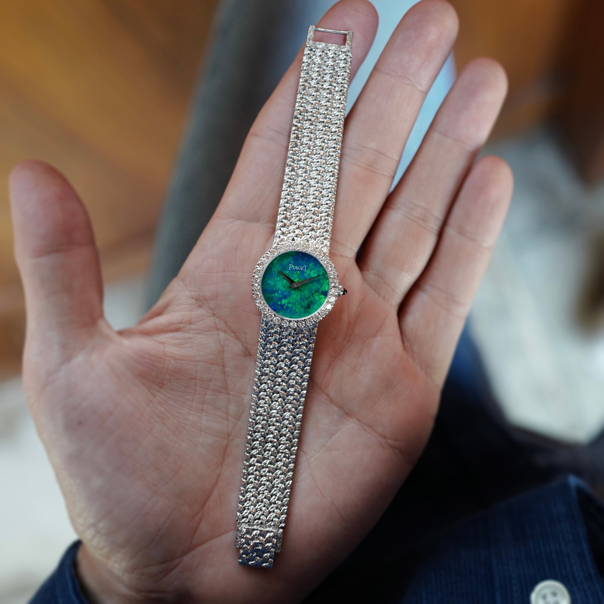 Piaget White Gold Opal Watch Ref. 9190D2
