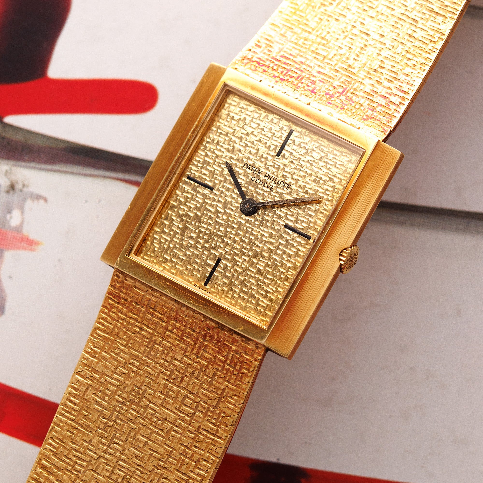 Patek Philippe Yellow Gold Bracelet Watch Ref. 3491