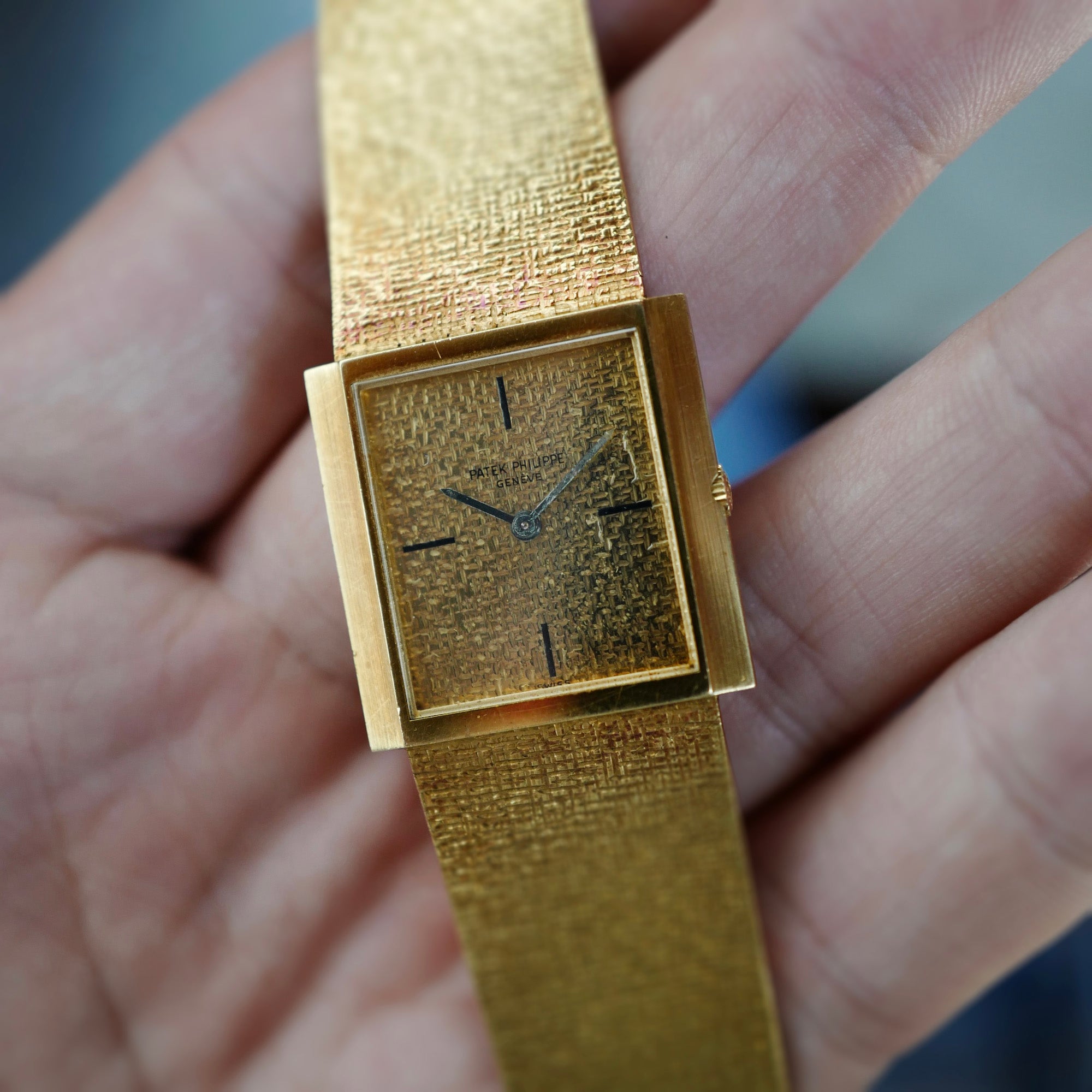 Patek Philippe Yellow Gold Bracelet Watch Ref. 3491