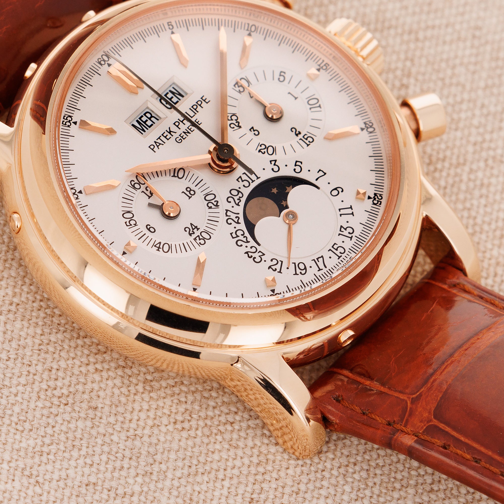 Patek Philippe - Patek Philippe Rose Gold Perpetual Calendar Chronograph Ref. 3970 - The Keystone Watches