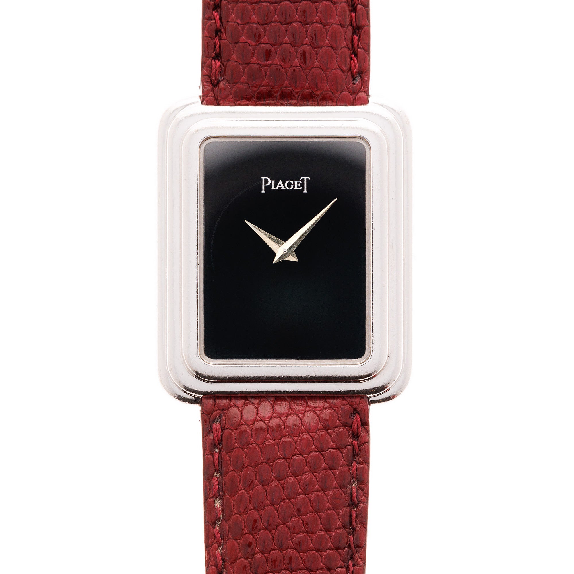Piaget White Gold and Onyx Protocole Watch Ref. 74121