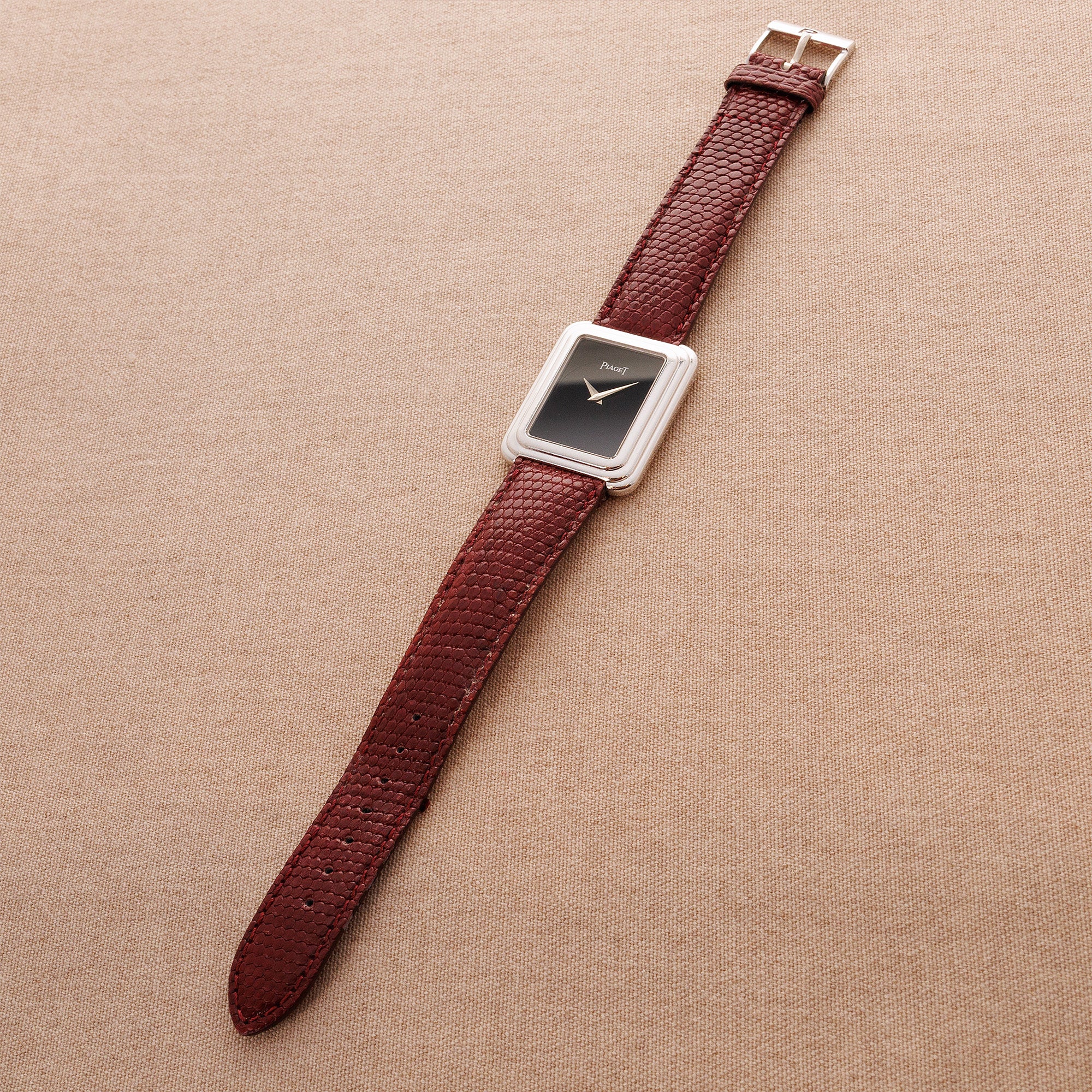Piaget White Gold and Onyx Protocole Watch Ref. 74121