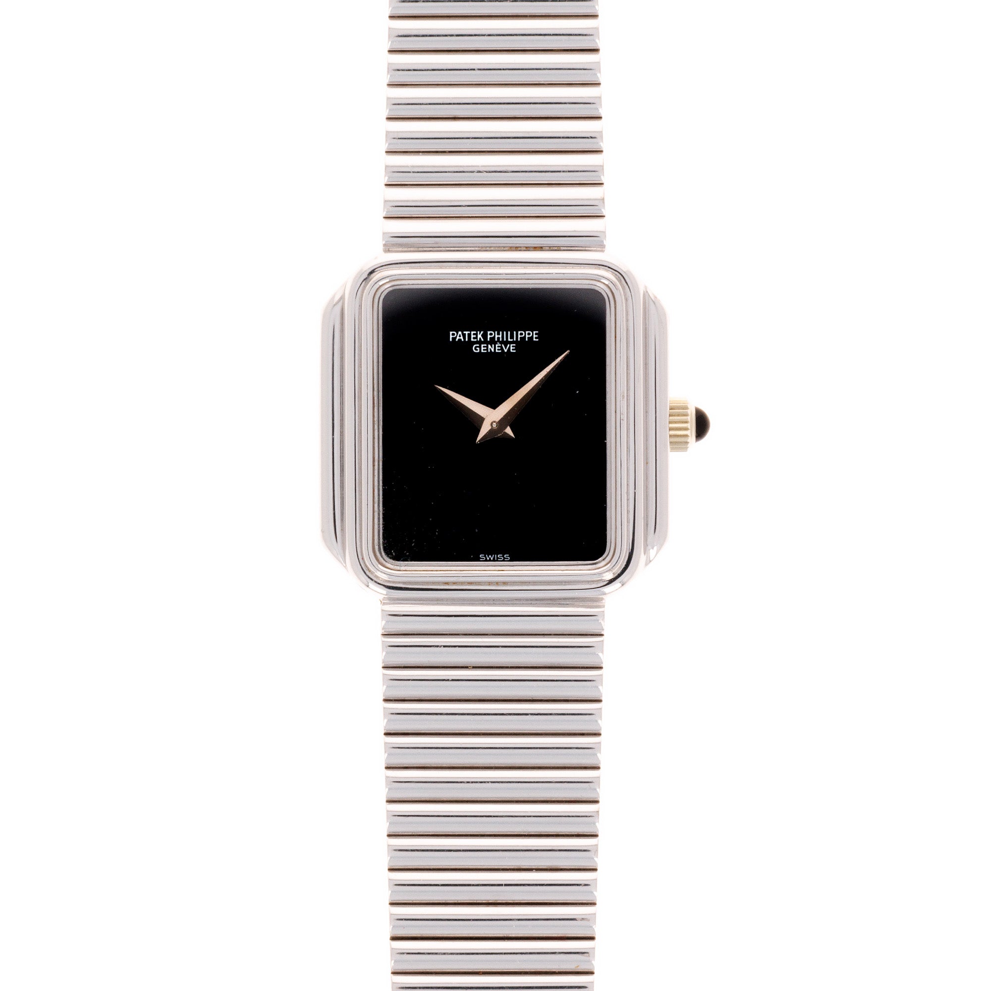 Patek White Gold and Onyx Integrated Watch Ref. 4429