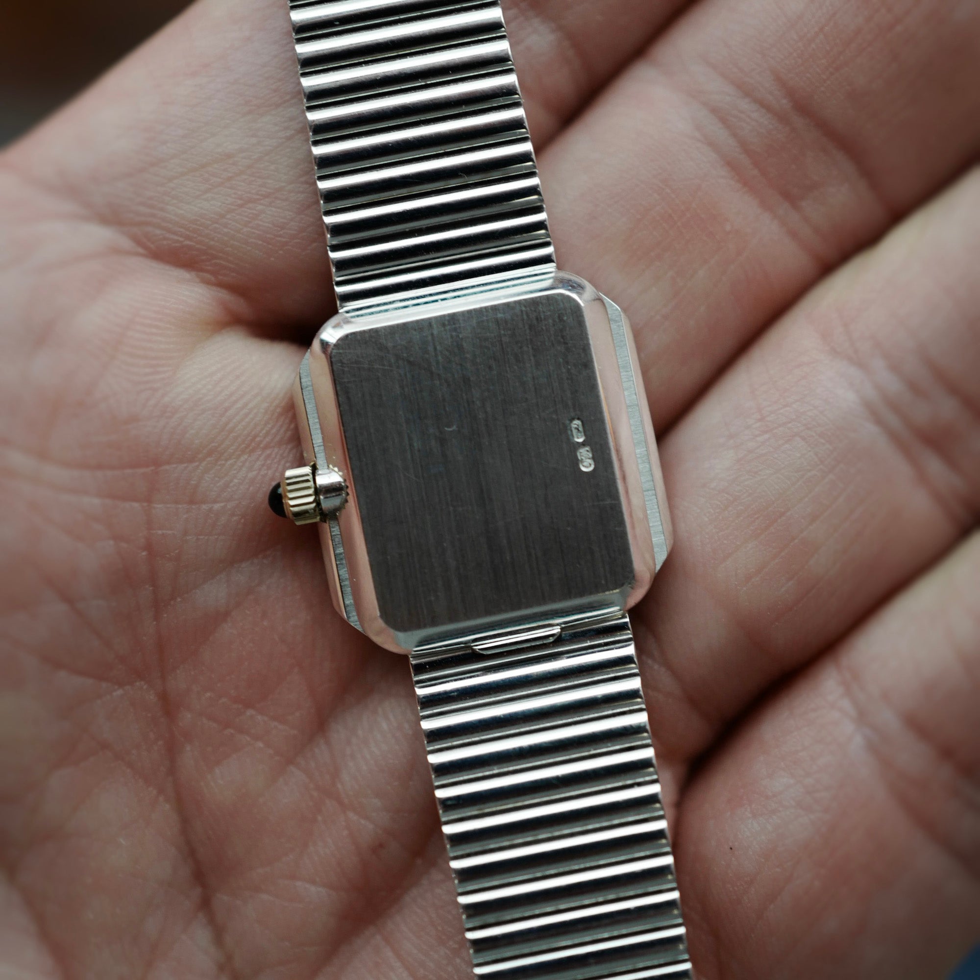 Patek White Gold and Onyx Integrated Watch Ref. 4429