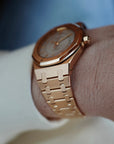Audemars Piguet Rose Gold Nick Faldo Royal Oak Ref. 15097