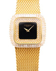 Patek Philippe Yellow Gold Diamond Onyx Watch Ref. 3625
