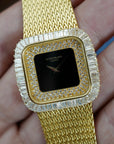 Patek Philippe Yellow Gold Diamond Onyx Watch Ref. 3625
