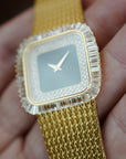 Patek Philippe Yellow Gold Diamond Onyx Watch Ref. 3625