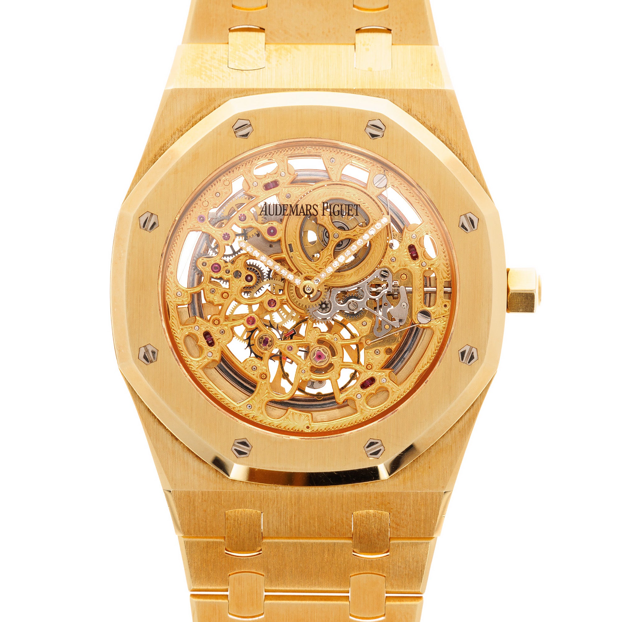 Audemars Piguet Yellow Gold Royal Oak Skeleton 14789