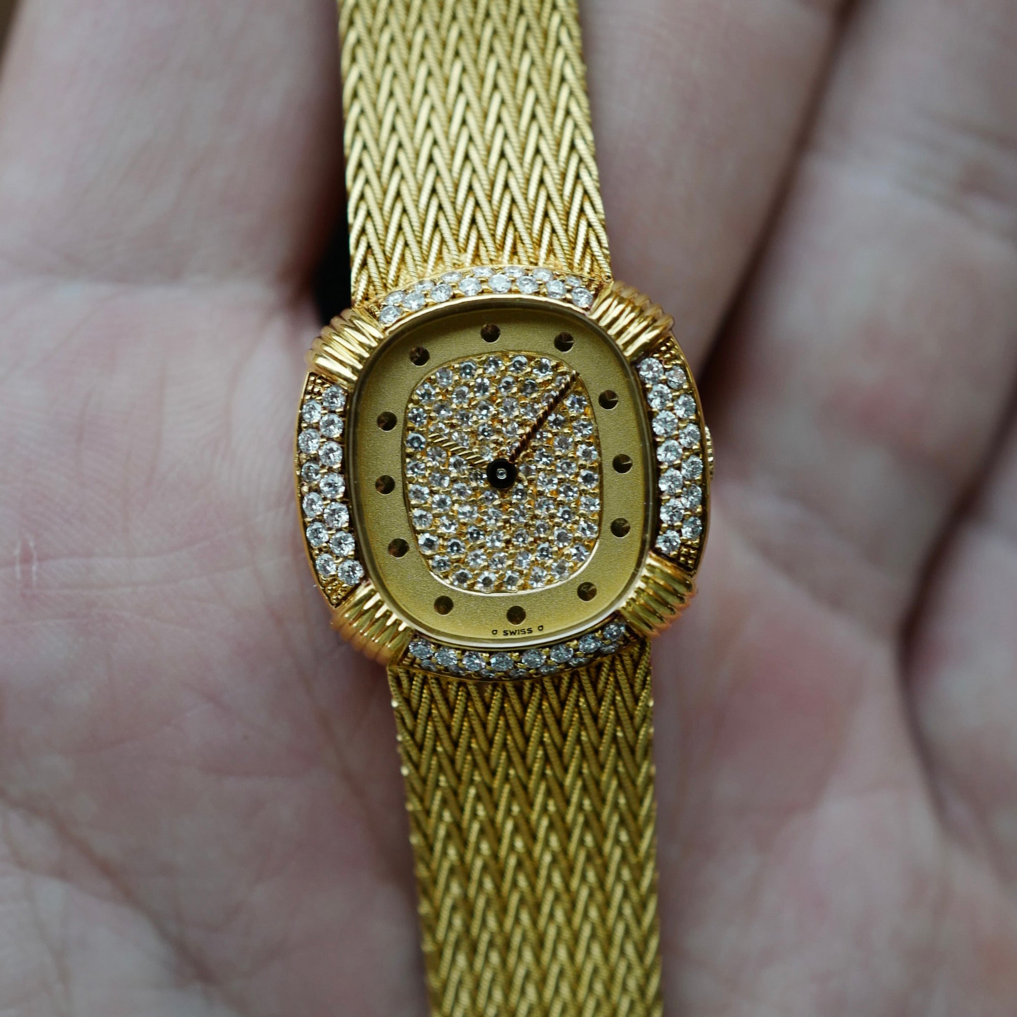 Patek Philippe Yellow Gold Diamond Watch Ref. 4508 in Like New Condition (NEW ARRIVAL)