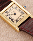 Cartier - Cartier Yellow Gold Tank Normale Watch, European Watch & Clock - The Keystone Watches
