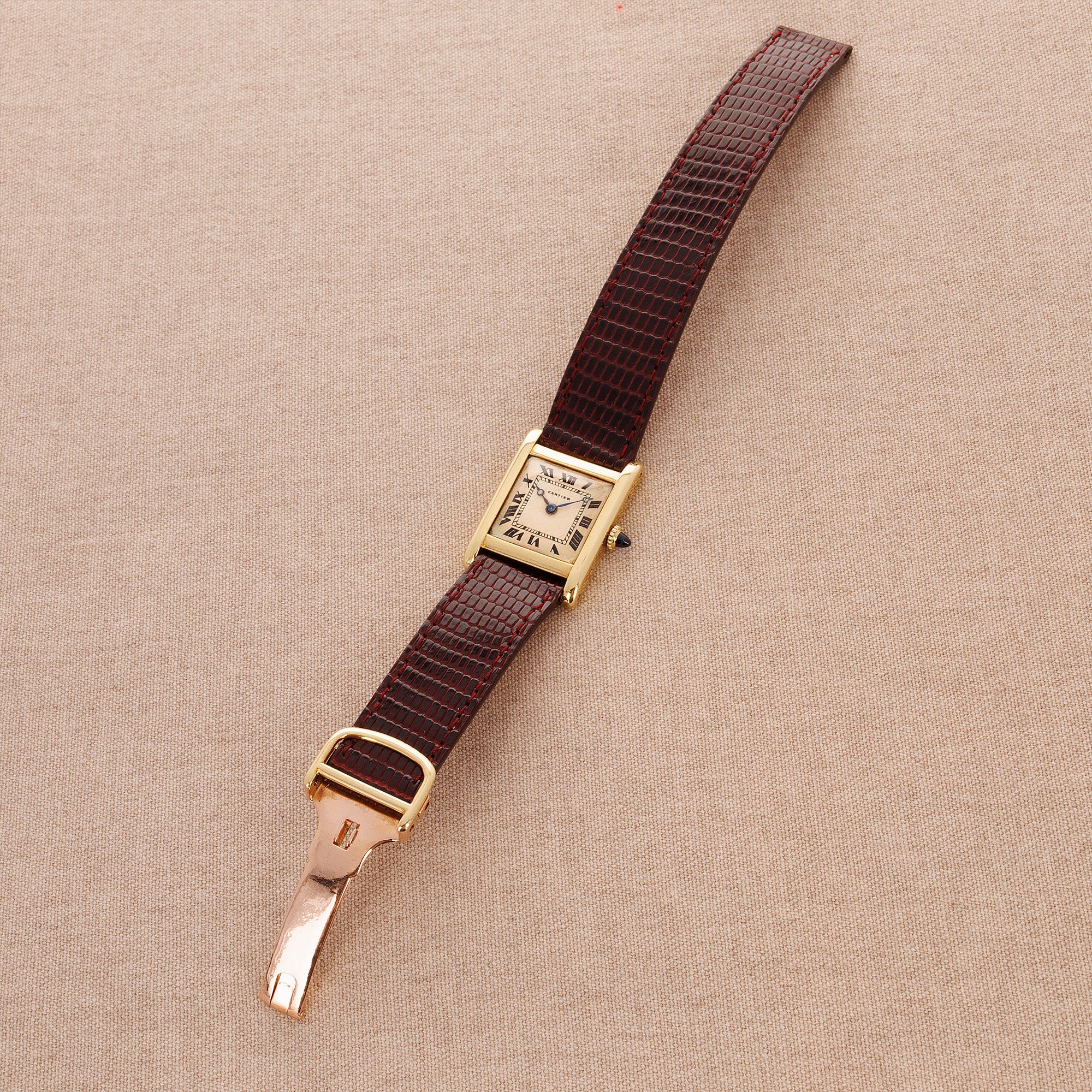 Cartier - Cartier Yellow Gold Tank Normale Watch, European Watch &amp; Clock - The Keystone Watches