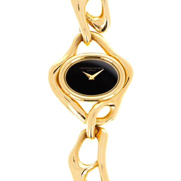 Vacheron Constantin Yellow Gold Onyx Dial Watch Ref. 18214