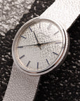 Patek Philippe White Gold Calatrava Ref. 3563 with Blue Marker Sigma Dial