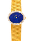 Piaget Yellow Gold Lapis Diamond Watch Ref. 6805