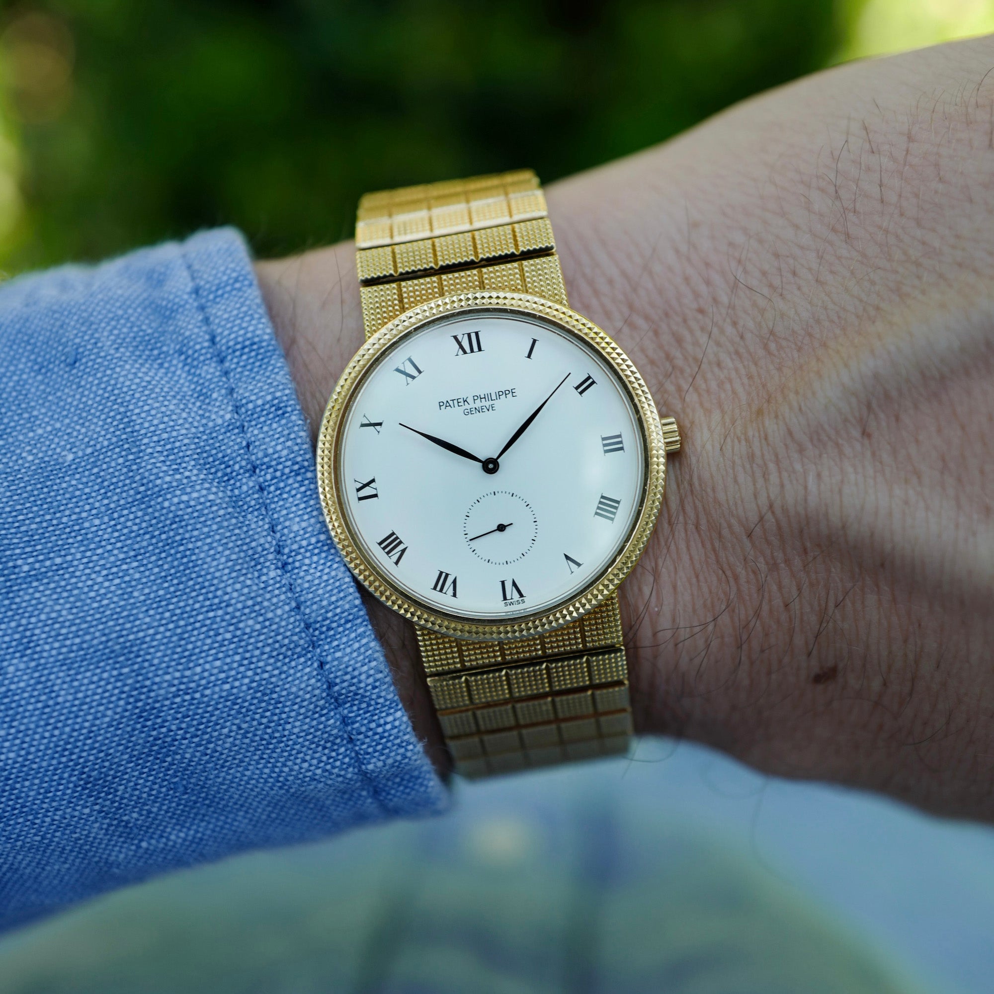 Patek Philippe Yellow Gold Calatrava Ref. 3919 on Bracelet