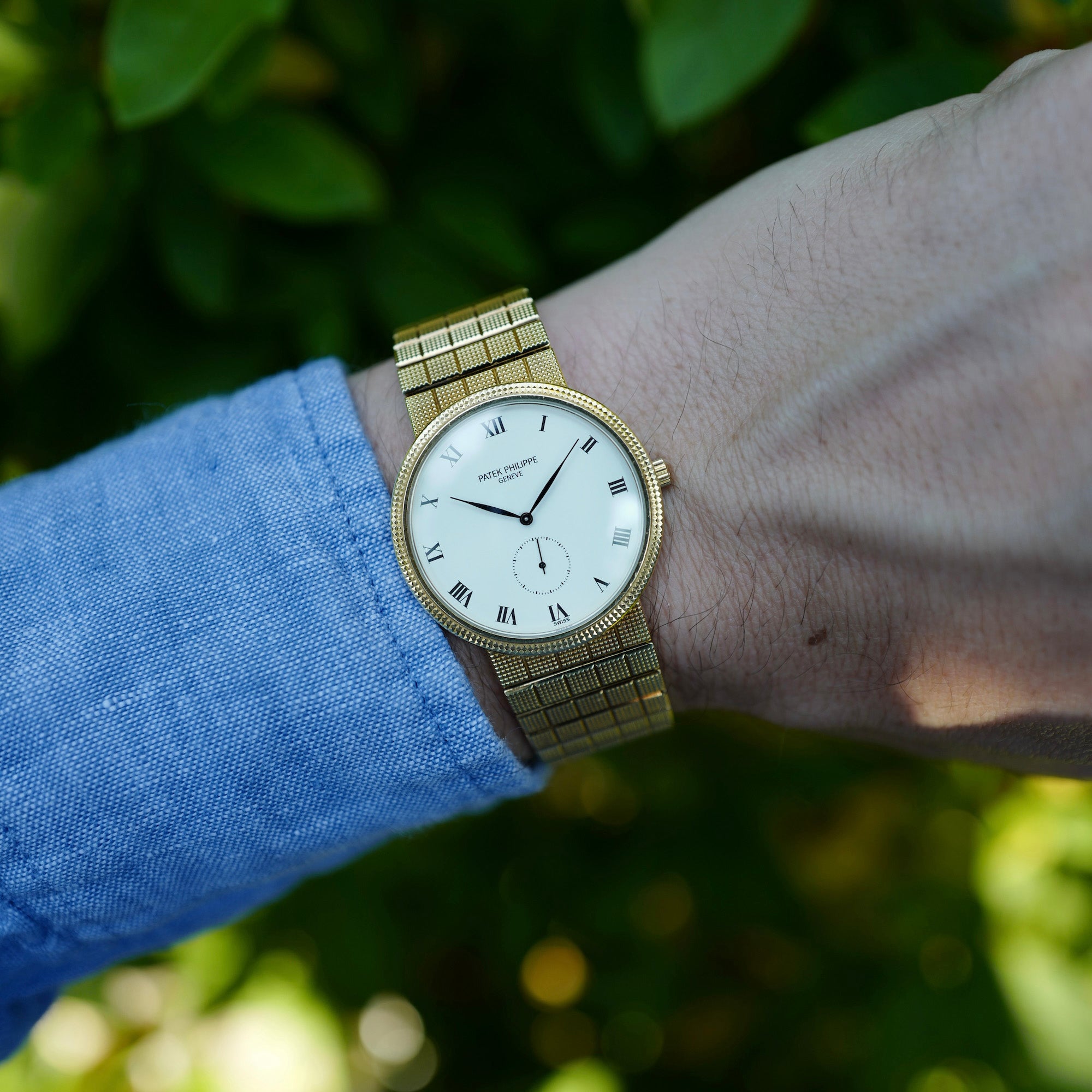 Patek Philippe Yellow Gold Calatrava Ref. 3919 on Bracelet