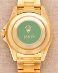 Rolex Yellow Gold Submariner Ref. 16618 in New Old Stock Condition