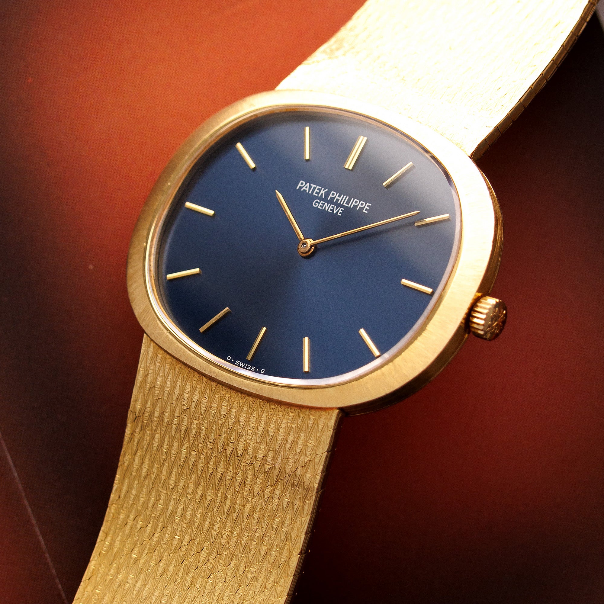 Patek Philippe Yellow Gold Golden Ellipse Mechanical Watch Ref. 3583