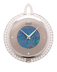 Piaget White Gold and Opal Pendant Watch