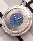 Piaget White Gold and Opal Pendant Watch