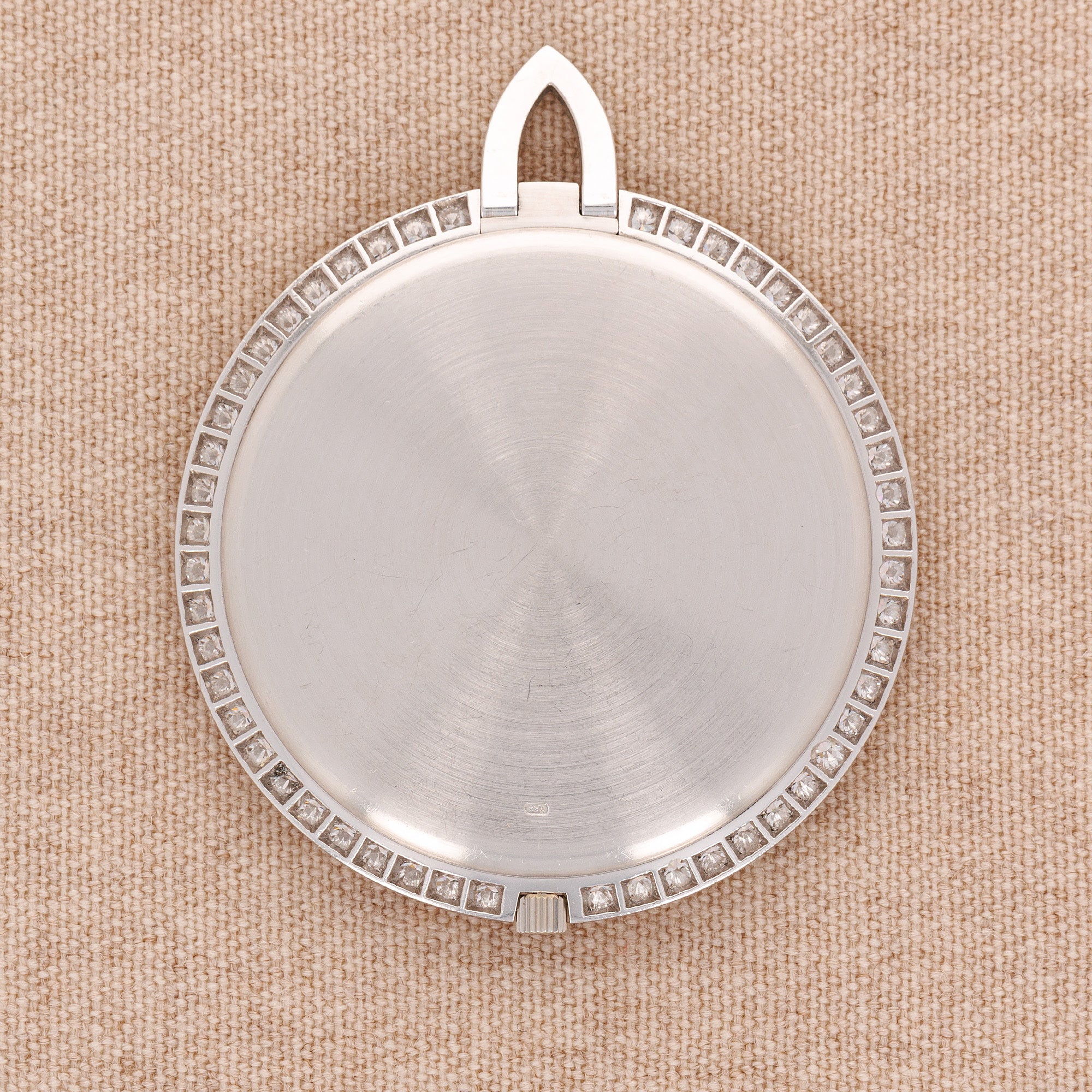 Piaget White Gold and Opal Pendant Watch