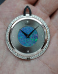 Piaget White Gold and Opal Pendant Watch