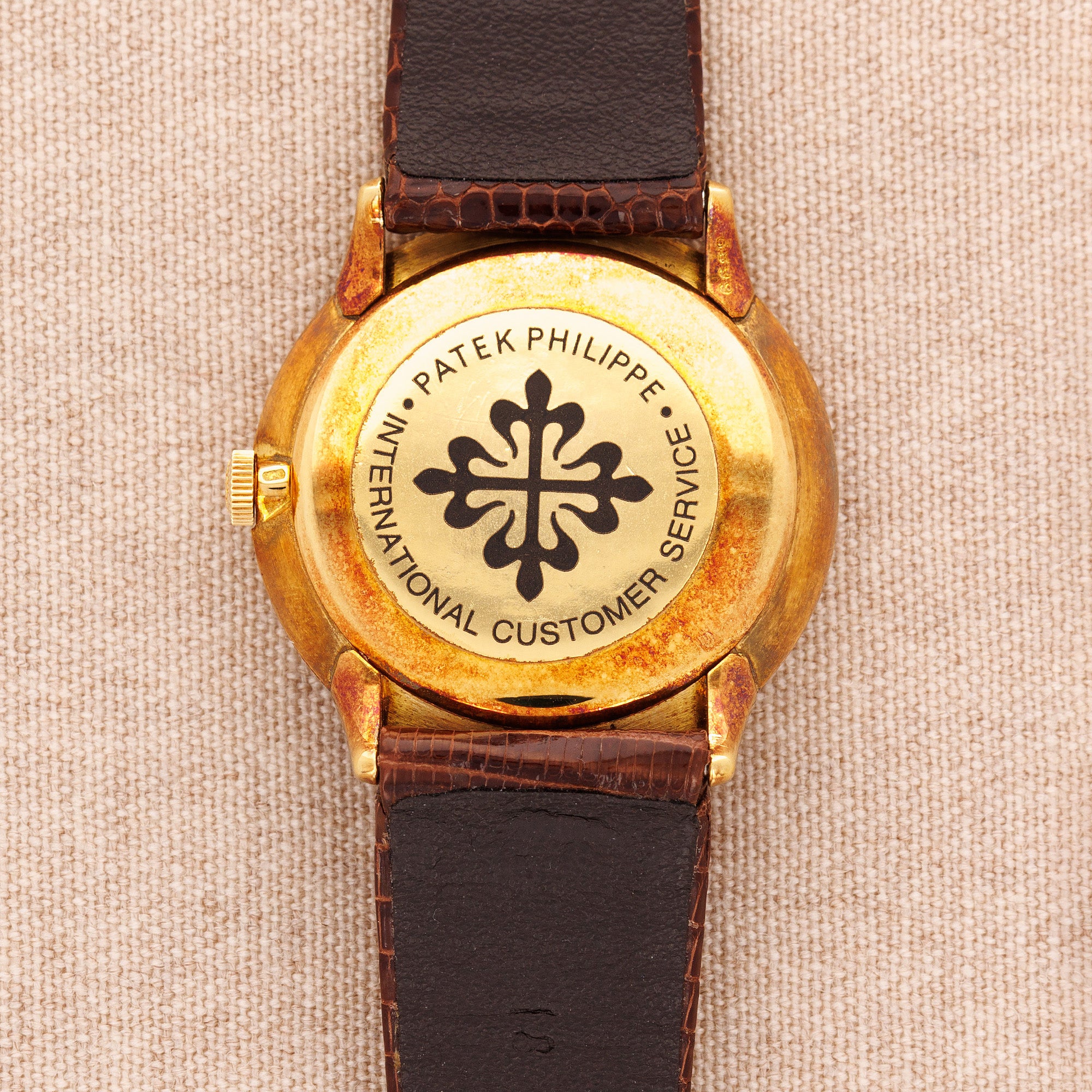 Patek Philippe Yellow Gold Calatrava Watch Ref. 2573, Retailed by Cartier