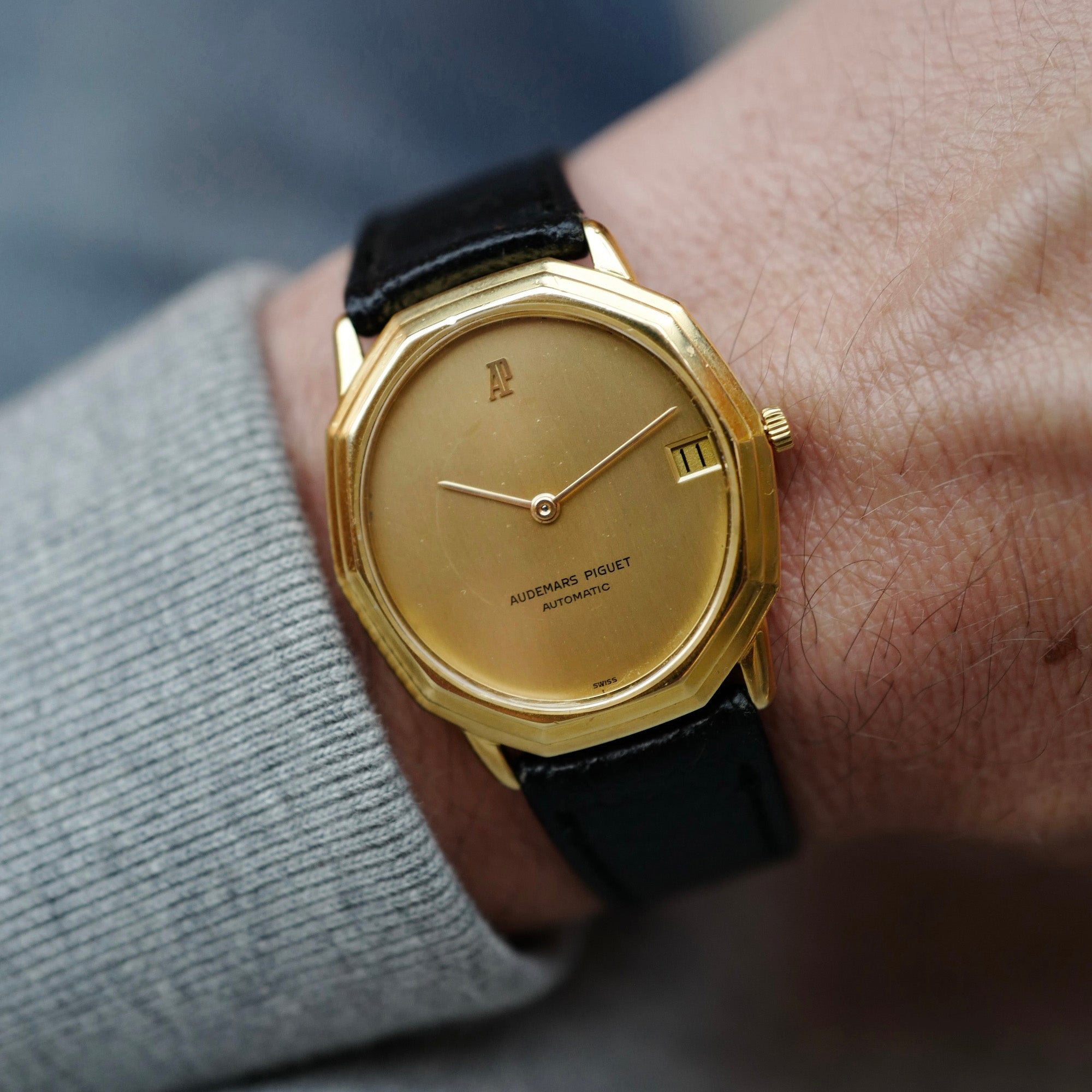 Audemars Piguet Yellow Gold Decagon Watch Ref. 4134