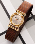 Tiffany & Co. Schlumberger Yellow Gold Watch with Engraving
