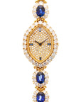 Patek Philippe - Patek Philippe Yellow Gold Diamond & Sapphire Watch Ref. 4665 - The Keystone Watches