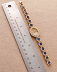 Patek Philippe - Patek Philippe Yellow Gold Diamond & Sapphire Watch Ref. 4665 - The Keystone Watches