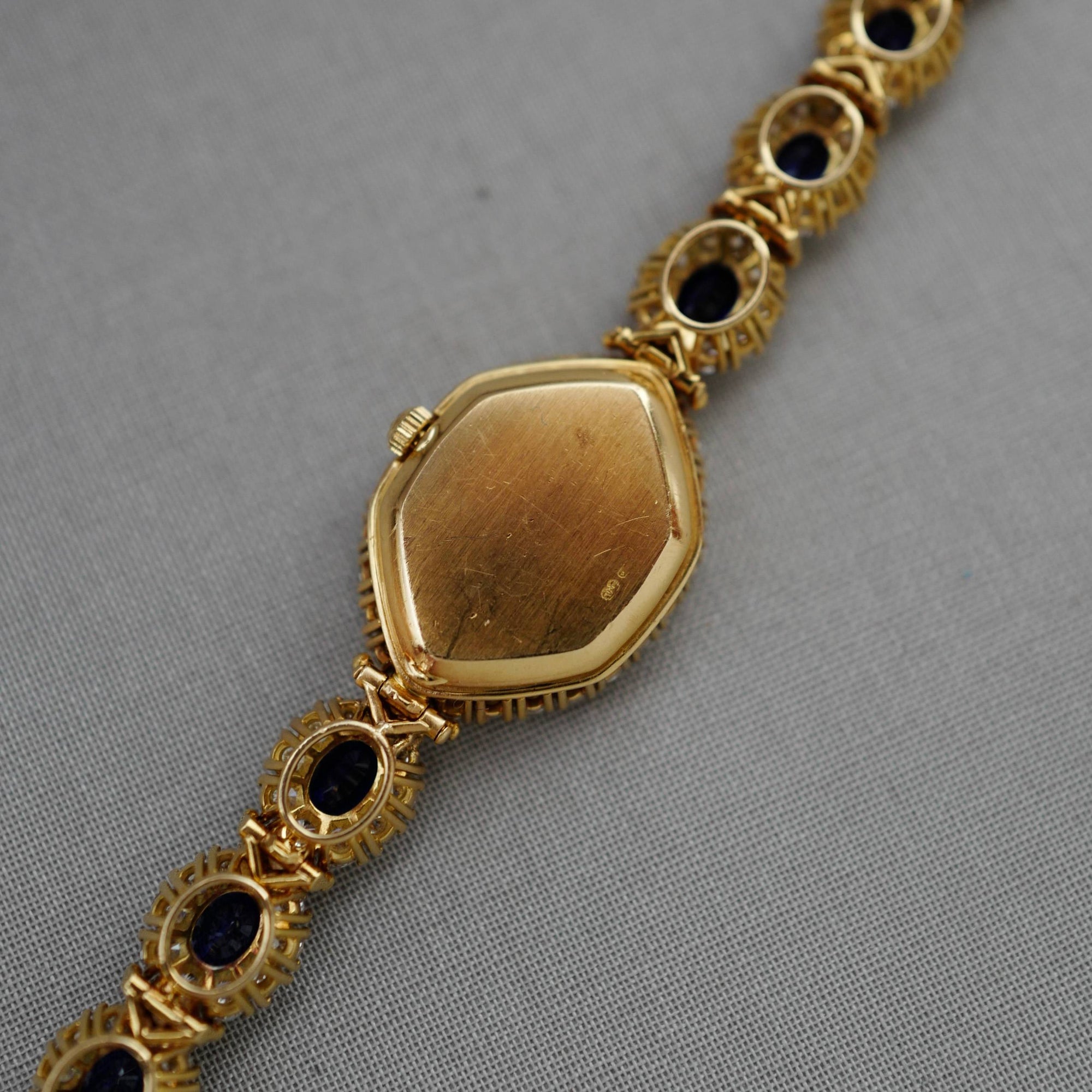 Patek Philippe - Patek Philippe Yellow Gold Diamond & Sapphire Watch Ref. 4665 - The Keystone Watches