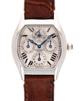 Cartier Platinum Tortue Perpetual Calendar CPCP Watch Ref. 2646