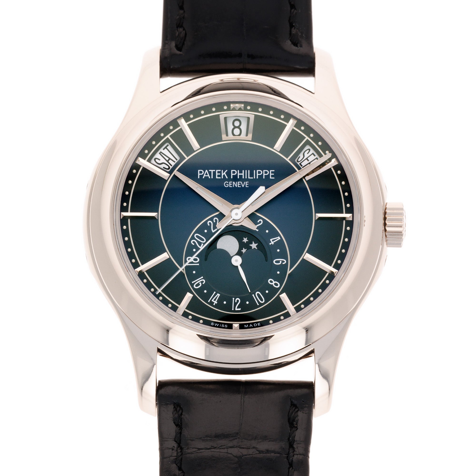 Patek Philippe - Patek Philippe White Gold Annual Calendar Watch Ref. 5205 - The Keystone Watches