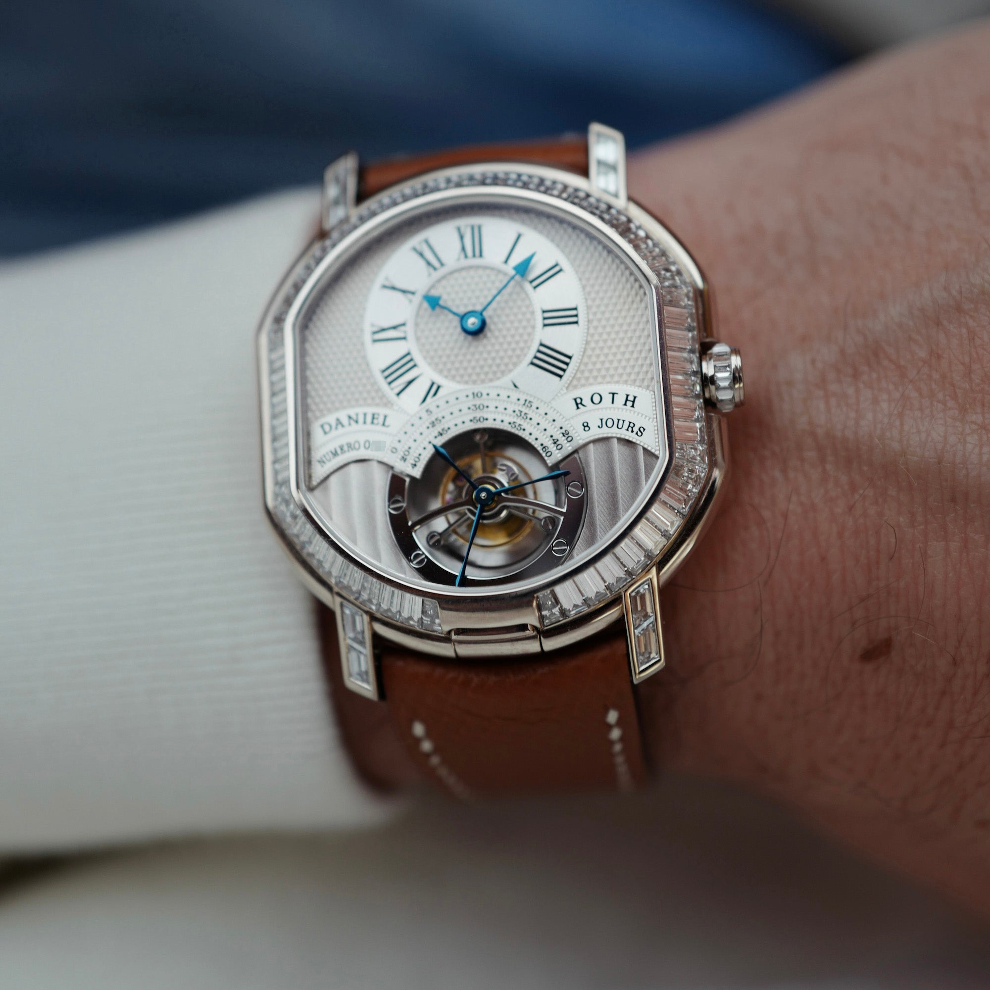 Daniel Roth - Daniel Roth 8-Day Double Face Tourbillon Diamond Watch Ref. 197.x.60 - The Keystone Watches