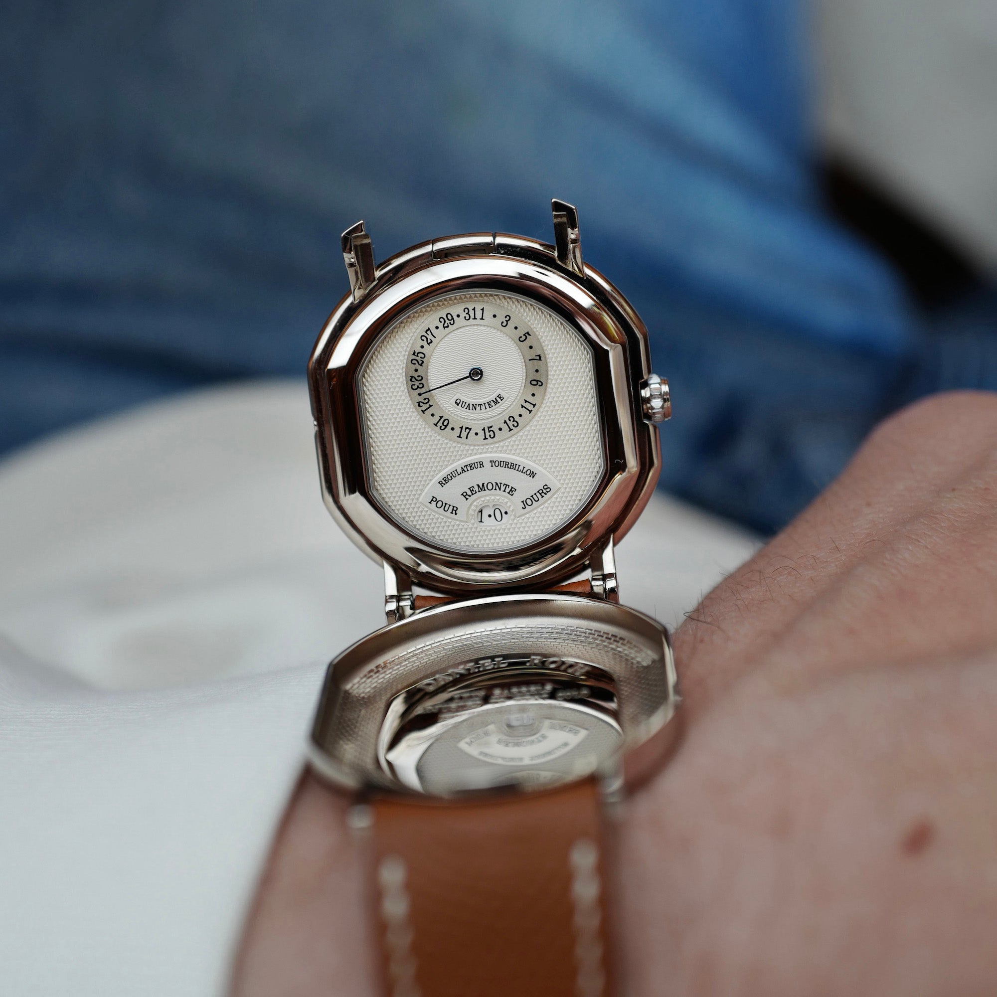 Daniel Roth - Daniel Roth 8-Day Double Face Tourbillon Diamond Watch Ref. 197.x.60 - The Keystone Watches