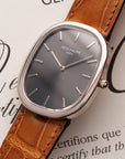 Patek Philippe White Gold Ellipse Automatic Watch Ref. 3738 with Anthracite Dial