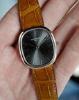 Patek Philippe White Gold Ellipse Automatic Watch Ref. 3738 with Anthracite Dial