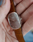 Patek Philippe White Gold Ellipse Automatic Watch Ref. 3738 with Anthracite Dial