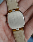 Patek Philippe White Gold Ellipse Automatic Watch Ref. 3738 with Anthracite Dial