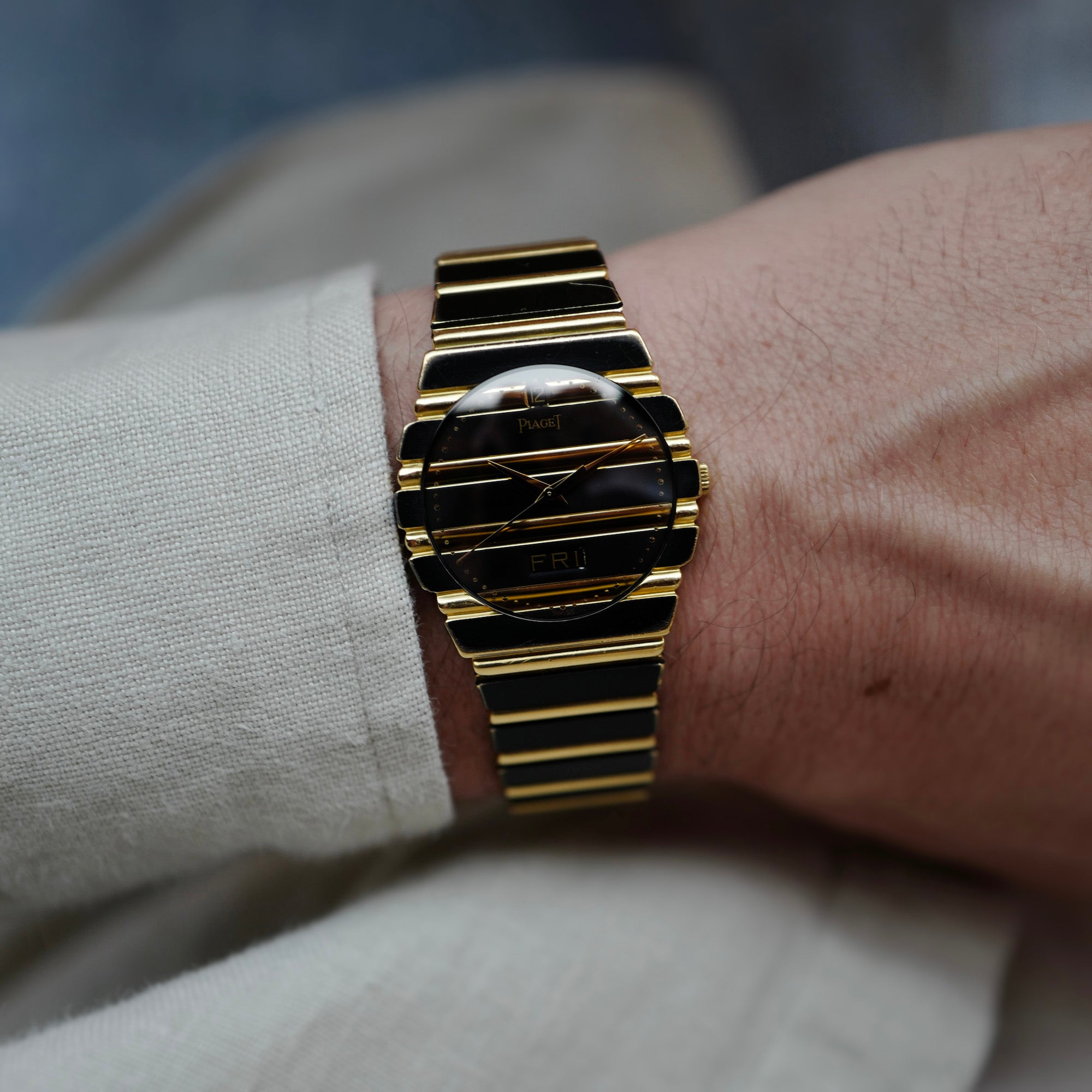 Piaget Yellow Gold and DLC Polo Watch Ref. 15562C701